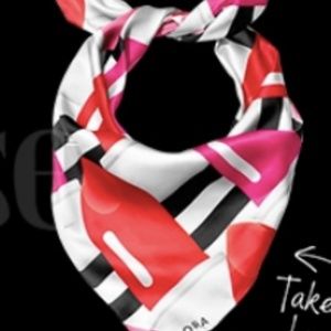 Sephora Lipstick Scarf w/ Pouch
